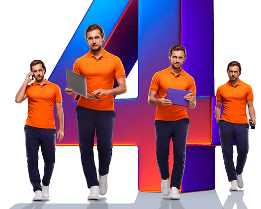 Великолепная четверка Ростелеком в деревня Хмели (Пермский край)